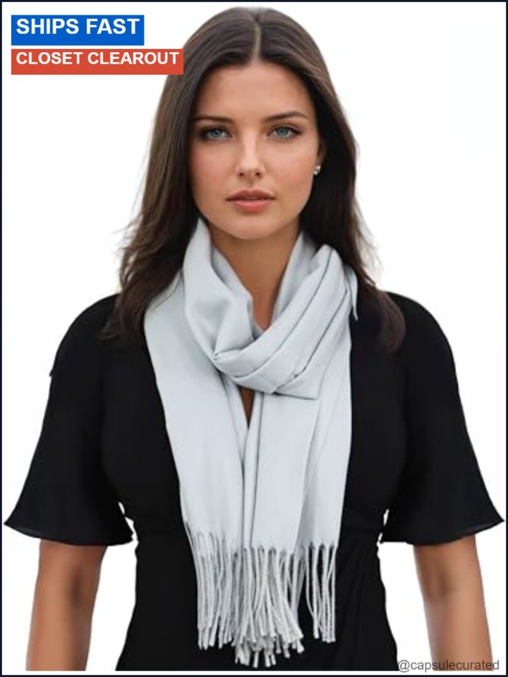 100% Premium Pashmina Scarf for Women, Large Shawl Wrap, Ultra Soft Warm